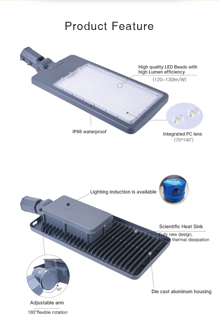 led street light 180w